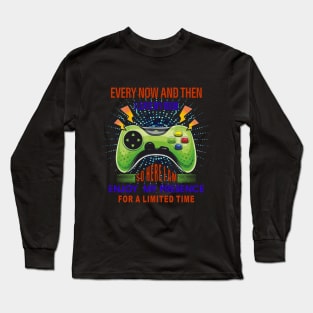 Games Every Now And Then I Leave My Room Gaming Essential T-Shirt Long Sleeve T-Shirt